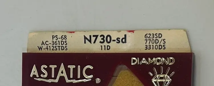 Vintage Astatic Diamond NOS Replacement Record Player Stylus/Needle N730-sd Tetrad