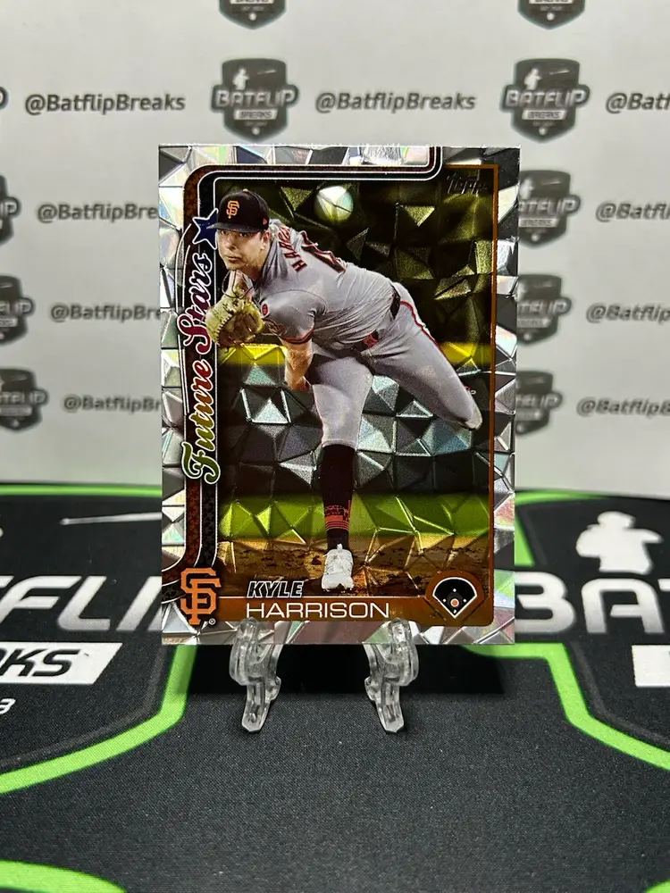 Kyle Harrison 2025 Topps Series 1 Diamante Foil Future Stars #177 San Francisco Giants