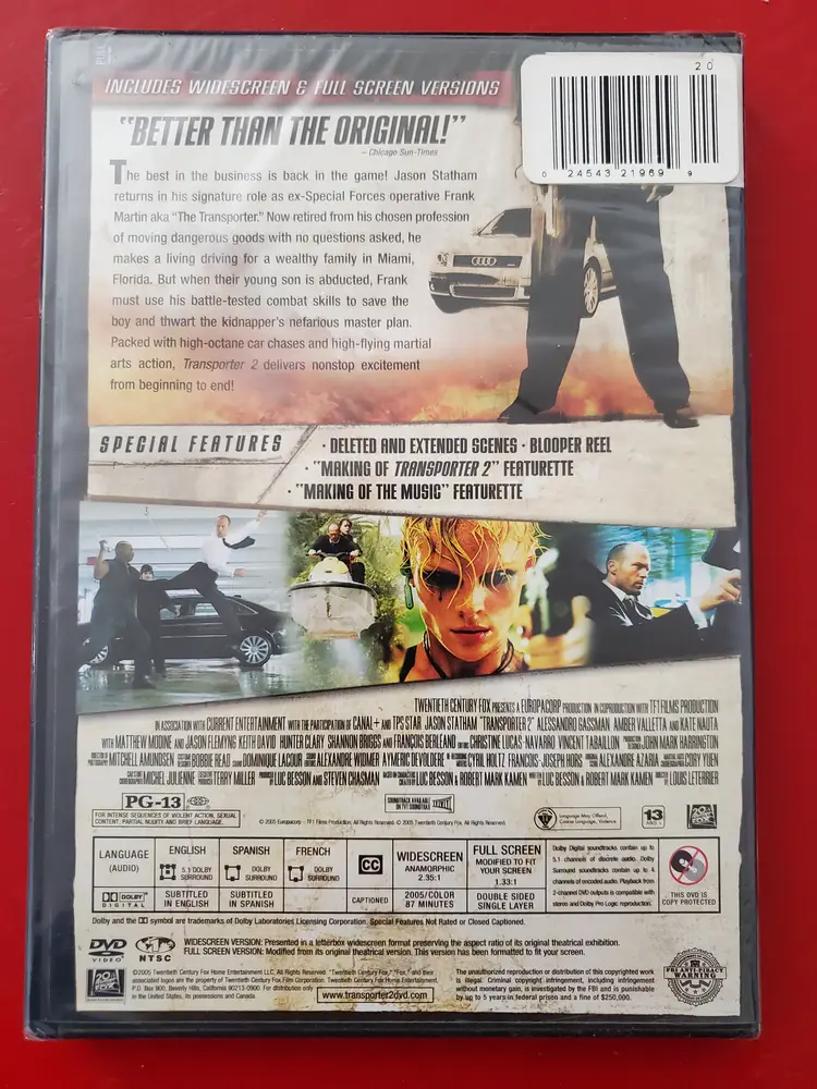 Transporter 2 New On DVD