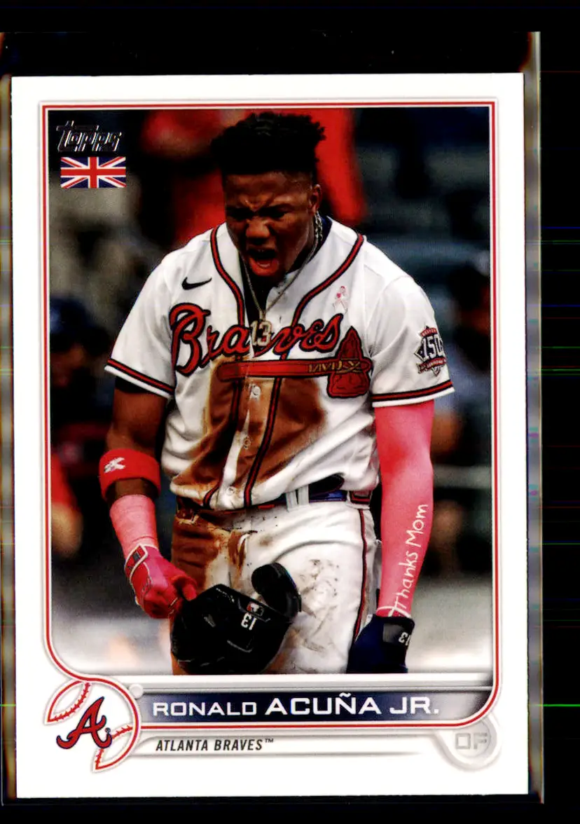 Ronald Acuna Jr. 2022 Topps UK Edition #220 - Atlanta Braves - (149-44)