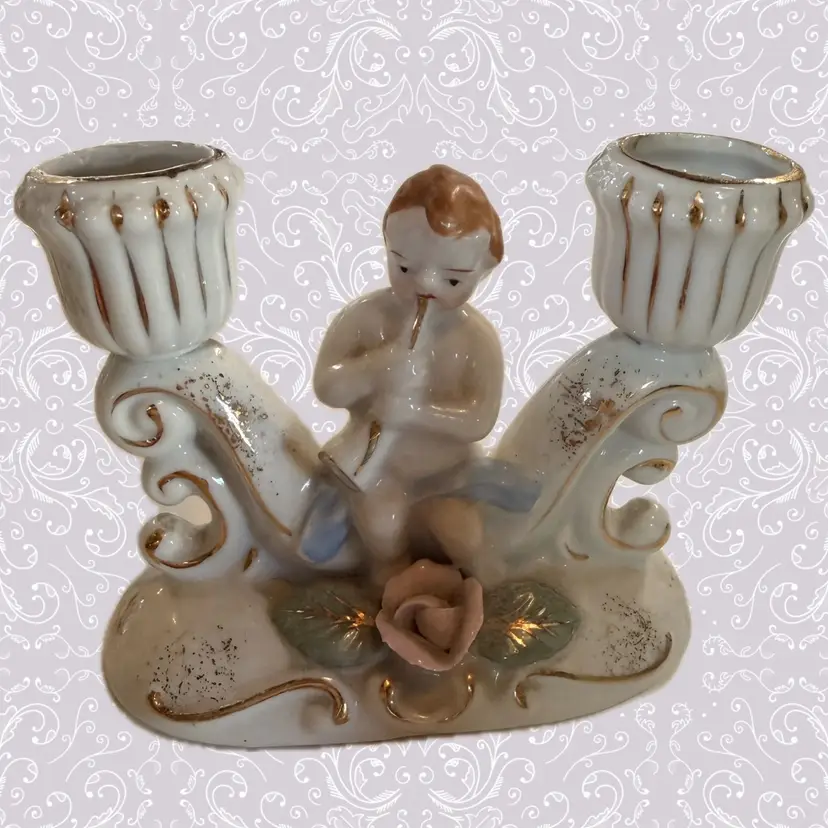 Sweet Cherub Candleabra