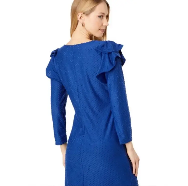 Lilly Pulitzer Phelby Dress in Oyster Bay Navy Size M NWT