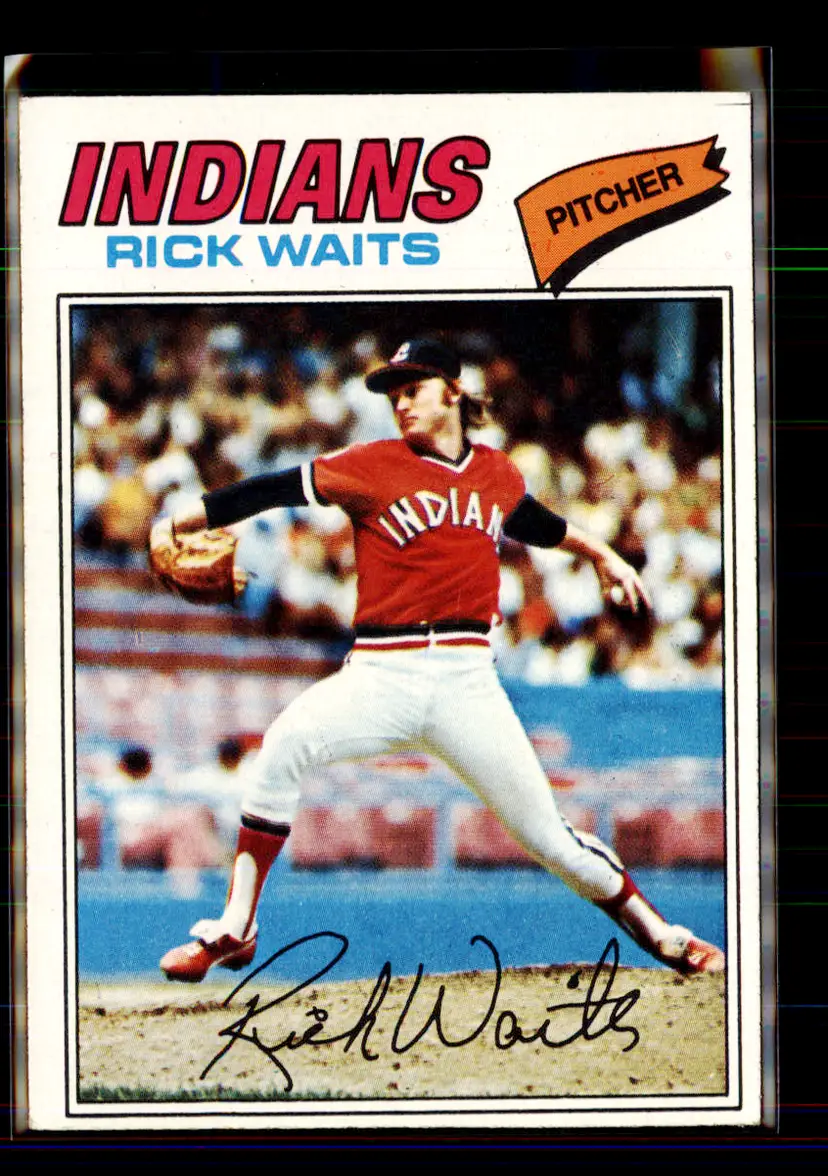 Rick Waits 1977 Topps #306 - (144) - Cleveland Indians