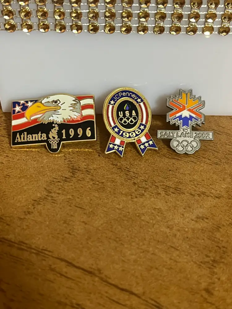 Commemorative Olympic Pins 1996 & 2002