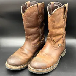 Justin Original Workboots Worker II Boots Mens Size 8D Wyoming Waterproof WK4960