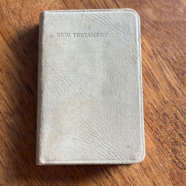 Vintage 1947 Ivory Cover Pocket Bible