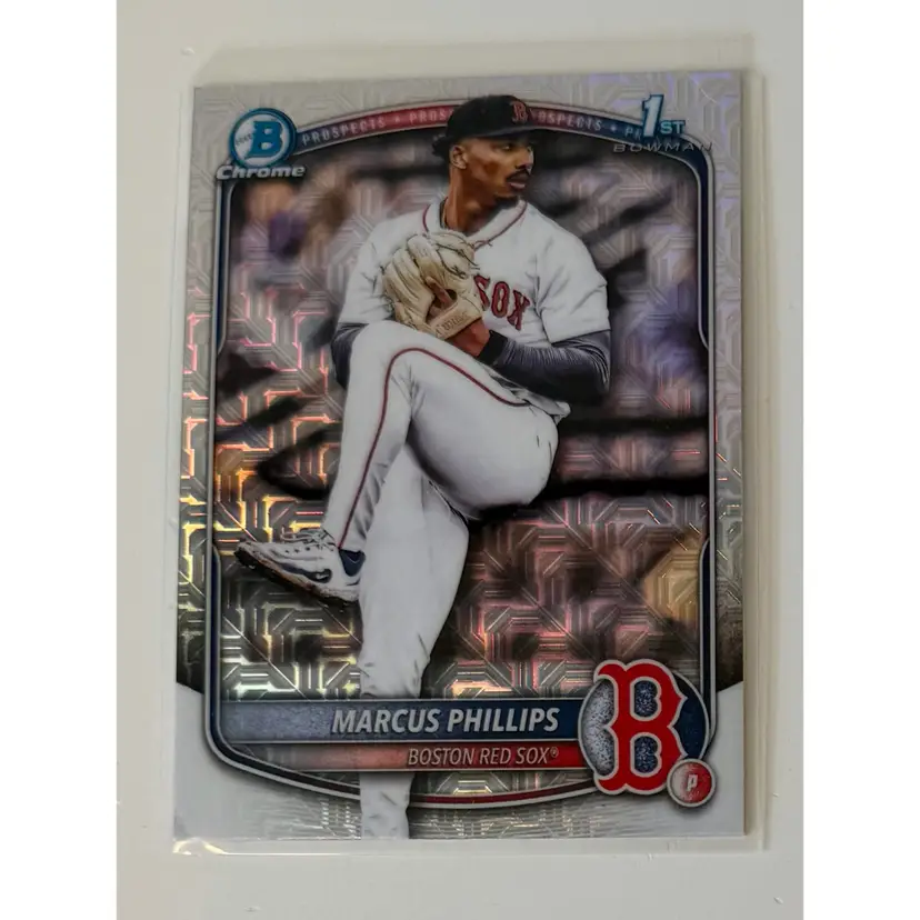 Marcus Phillips 1st Bowman Chrome Mojo Refractor Boston Red Sox
