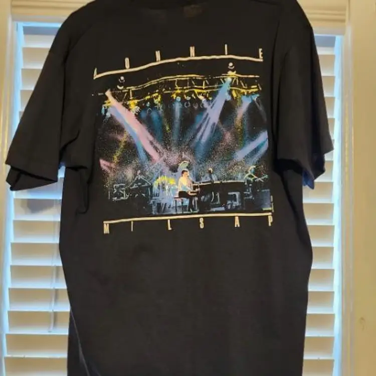 Retro Ronnie Milsap Men's Logo T-Shirt