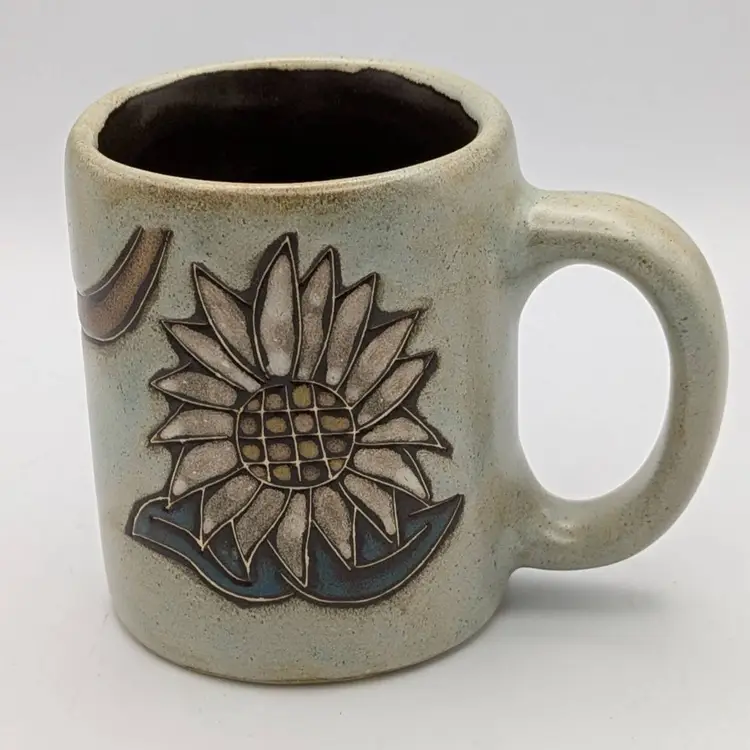 Mara Mug- Mexican Pottery-Sunflower