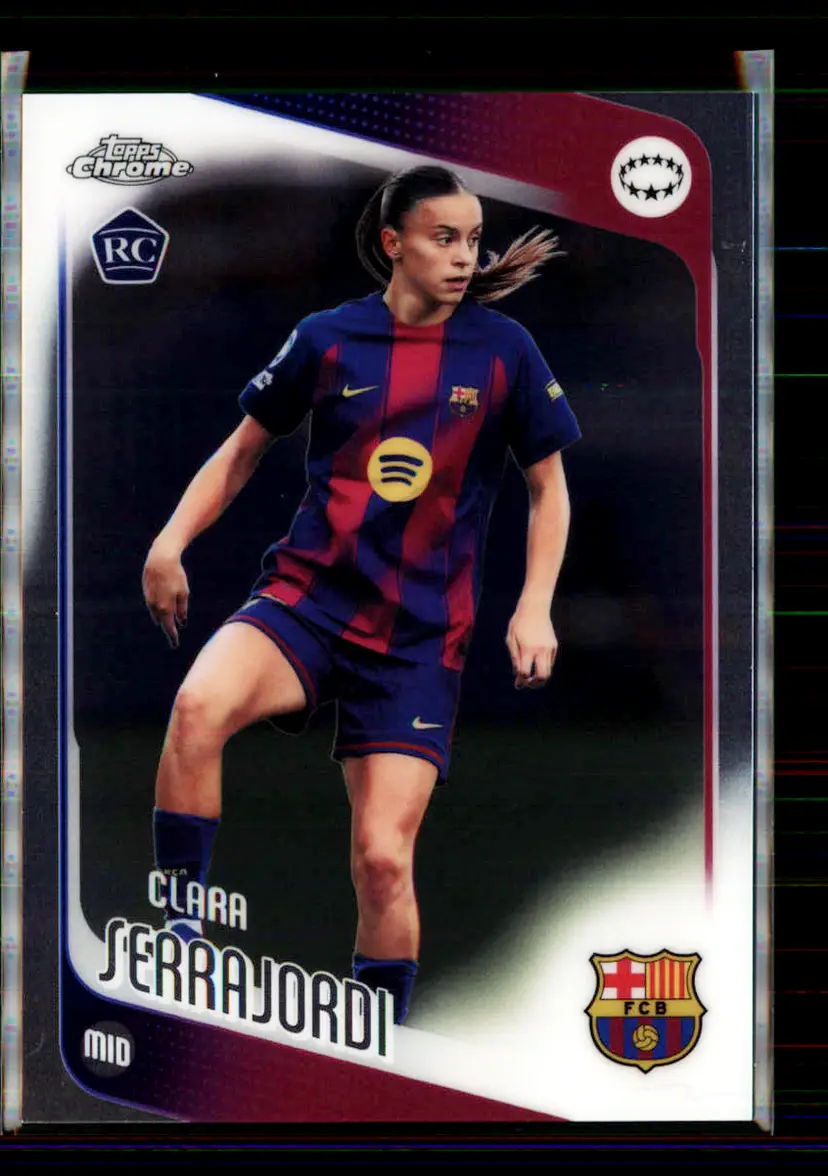 Clara Serrajordi 2025-26 Topps Chrome UEFA Women's Champions League #31 - (145) - FC Barcelona