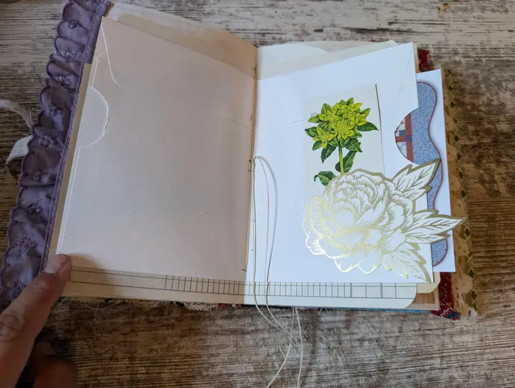 Handmade Junk Journal Reader's Digest Green Vintage