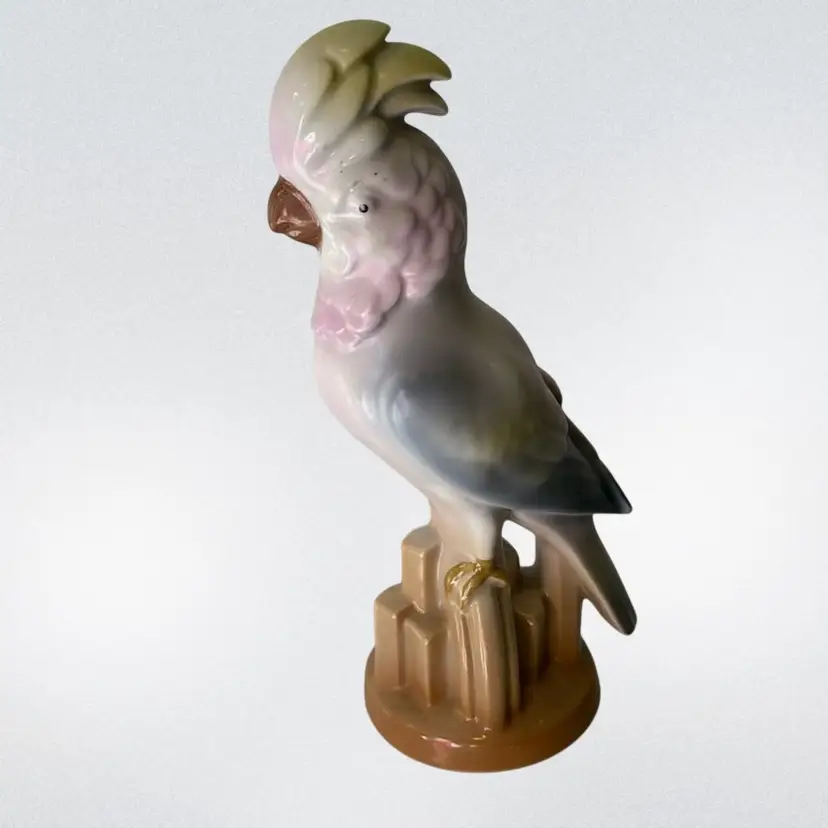1950s Erphila 7.5”Porcelain Cockatoo
