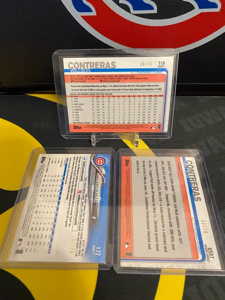 2018/2019 Topps Independence Day Willson Contreras St Louis Cardinals