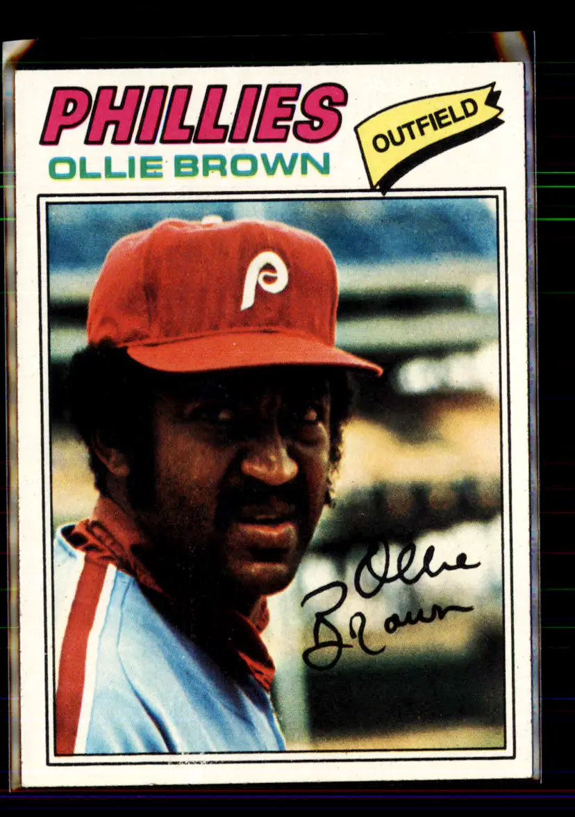 Ollie Brown 1977 Topps #84 - (144) - Philadelphia Phillies