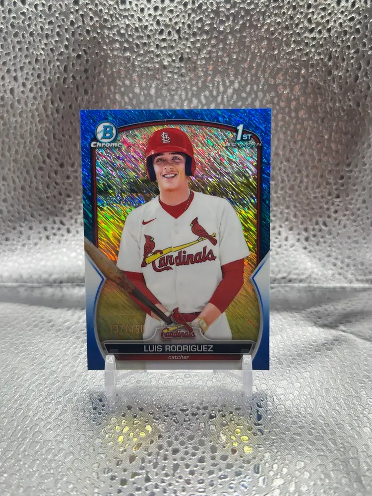 Luis Rodriguez St. Louis Cardinals Blue Shimmer /150