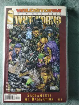 1997 Wildstorm Wetworks #32 Sacraments of Damnation Cover 1st Direct Promo