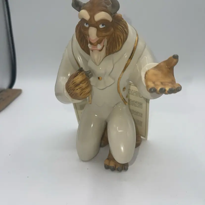 Lenox Disney Beauty & The Beast "My Hand My Heart "BEAST" Figurine