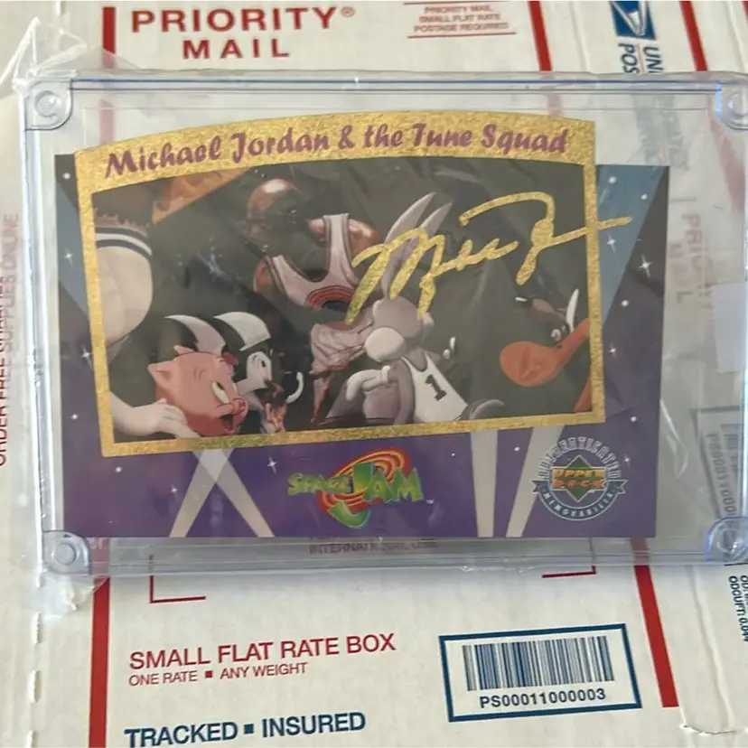 1996 Upper Deck Authenticated Space Jam Michael Jordan Exclusive catalog Order Only