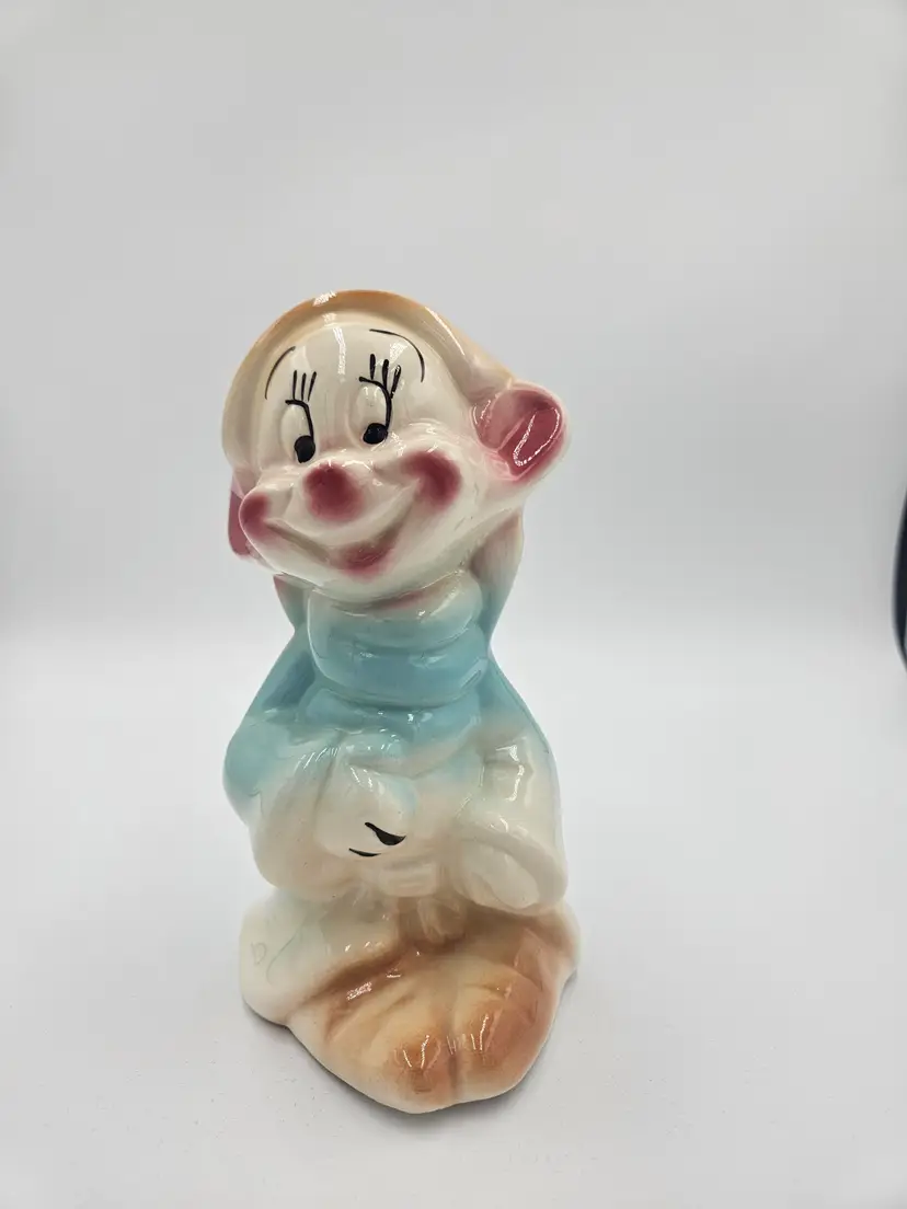 #C30 Walt Disney's Dopey Glazed Ceramic Figurine