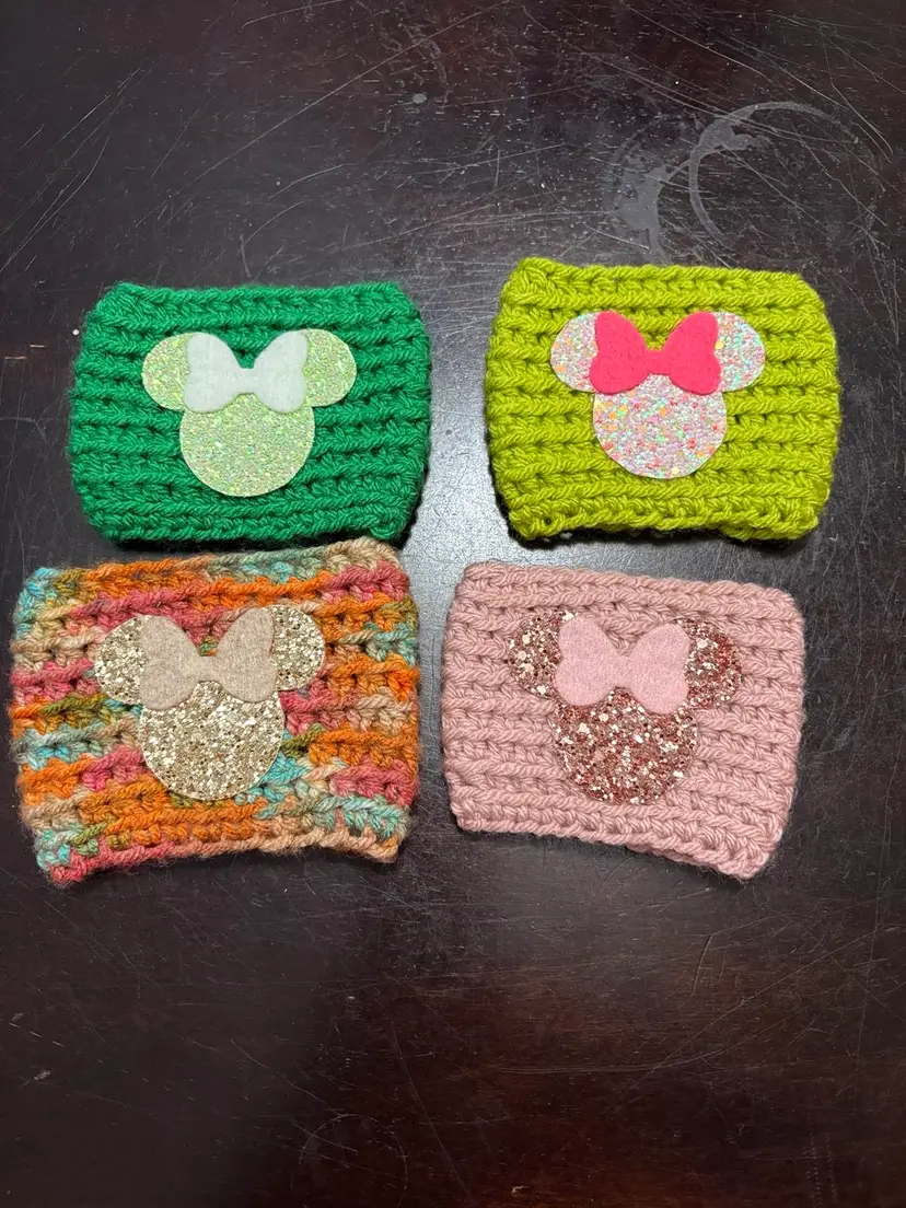 022. Disney Inspired Handmade Coffee Coozie