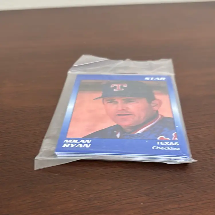 1990 Star Company Nolan Ryan Texas Rangers 11-card trading card set.
