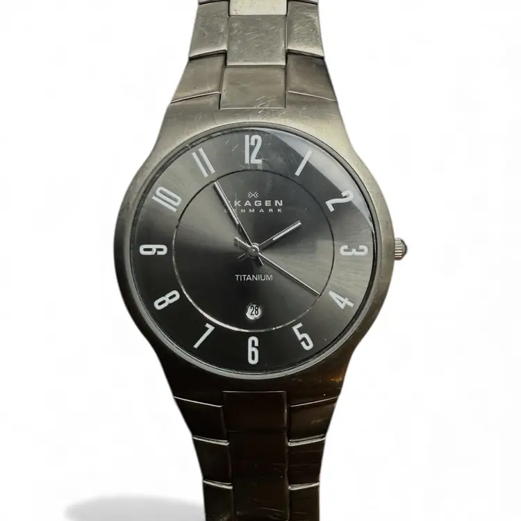 SKAGEN DENMARK Titanium Super Hardened Crystal Watch