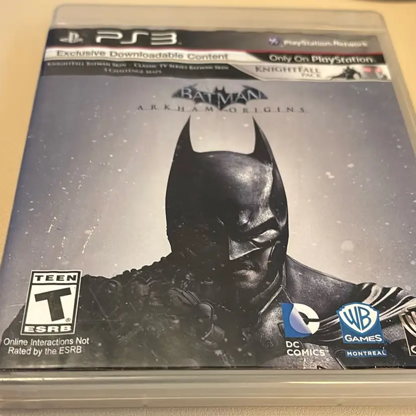 PS3 - Batman Arkham Origins Knightfall Pack - Complete In Case With Codes