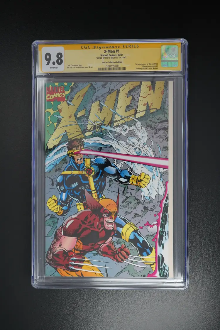 X-Men #1 CGC SS 9.8 Gatefold Special Edition Cover Signed by Scott Williams