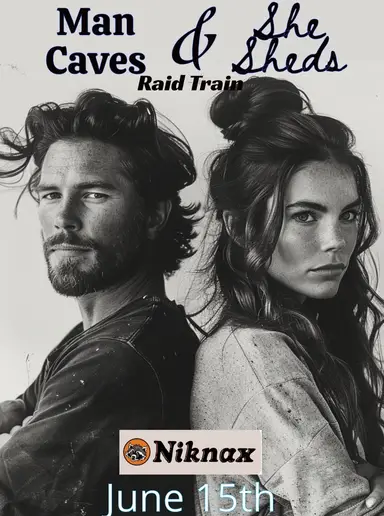 Man Caves & She Sheds Raid Train
