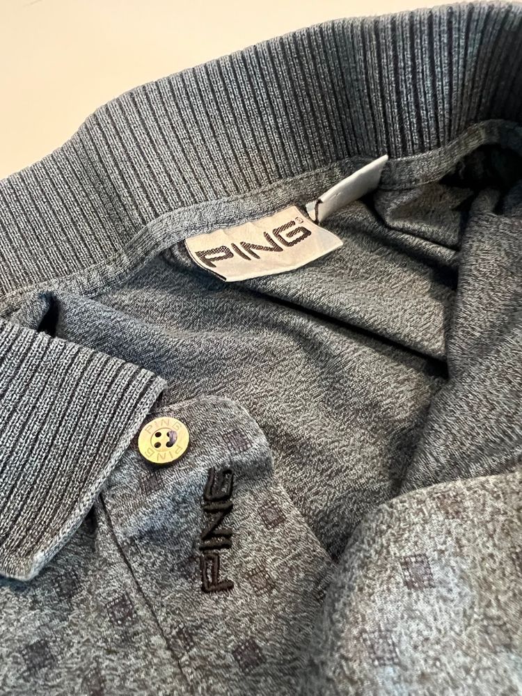 Vintage PING Bent Pine Polo. Used. Size L