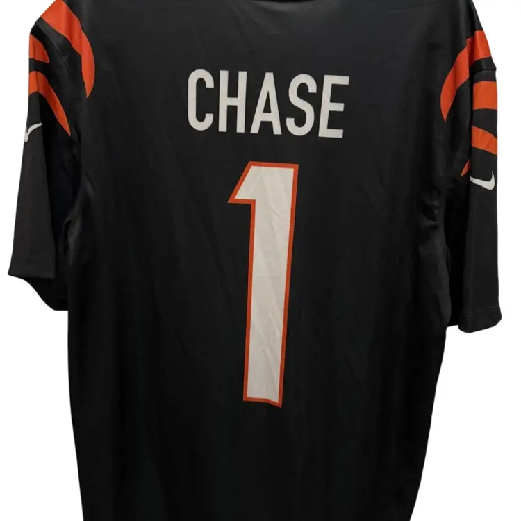New$100 Nike Ja'Marr Chase Cincinnati Bengals Drifit Jersey Large