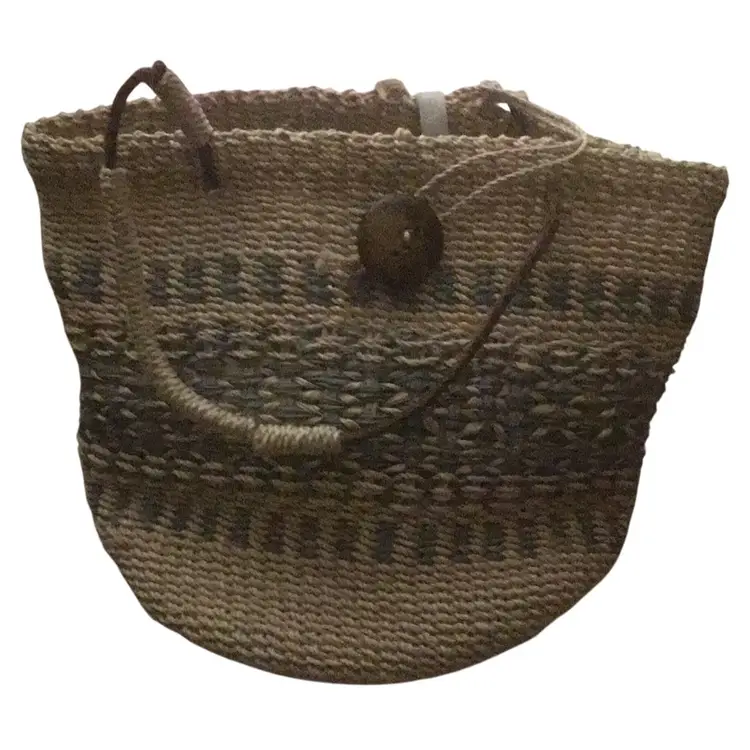 Woven Straw Beach Tote