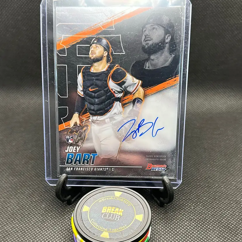 Joey Bart 2021 Bowman’s Best RC auto San Francisco Giants