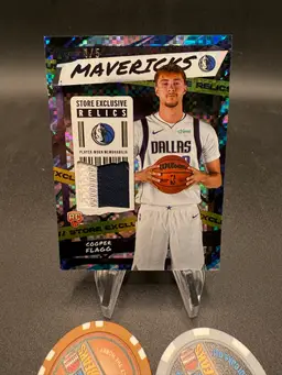 Cooper Flagg Store Exclusives Player Worn Relic #/5 2025-26 Topps NBA Dallas Mavericks