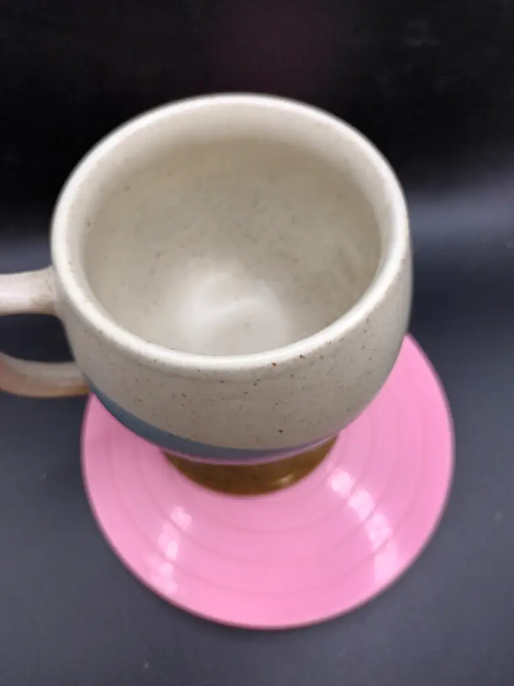 Rare Find Vintage Otagiri Stonewear Mug on Pedestal