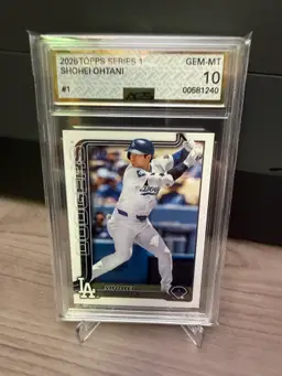 Shohei Ohtani 2025 Topps Series 1 GEM-MT AGS 10
