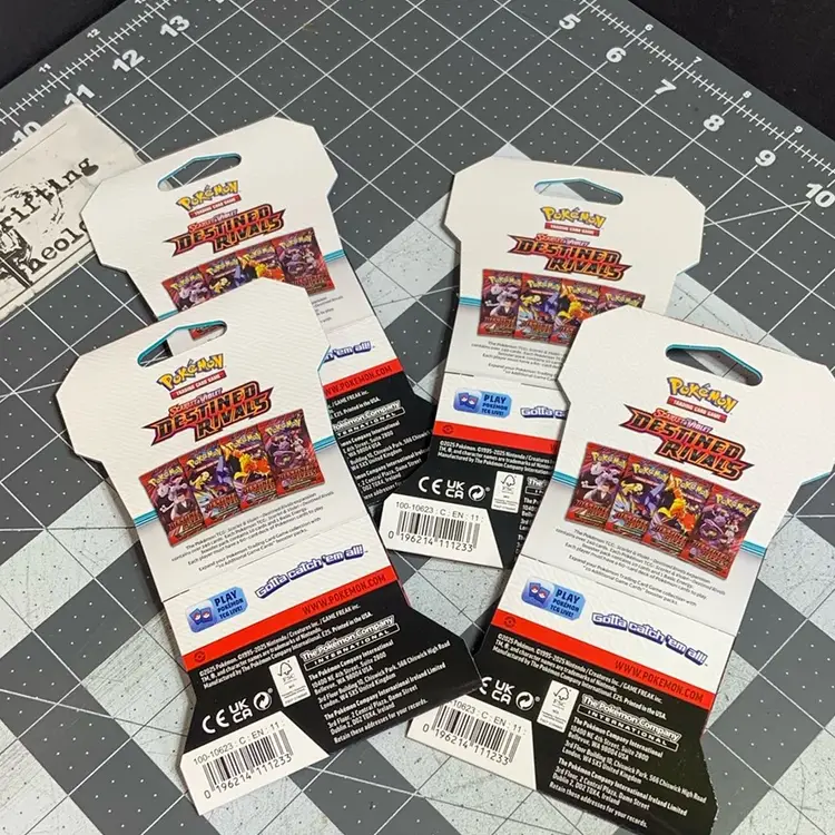 Pokemon Booster Packs Destined Rivals Pokemon Variety Cover Art Lot #2