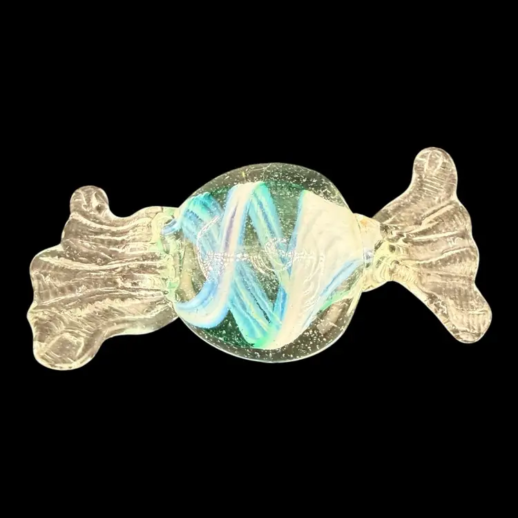 Murano Glass Candy Colorful Swirls 3”