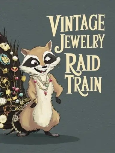 Vintage Costume Jewelry Raid Train