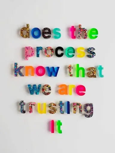 Trust The Process: Art & Paper 