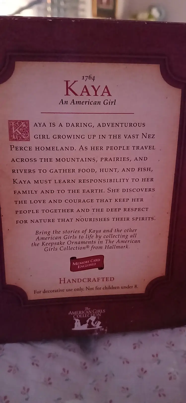 Hallmark keepsake ornament