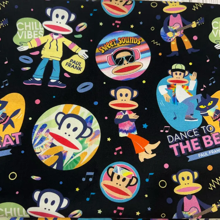Fat Quarter Paul Frank Dance To The Beat Fabric