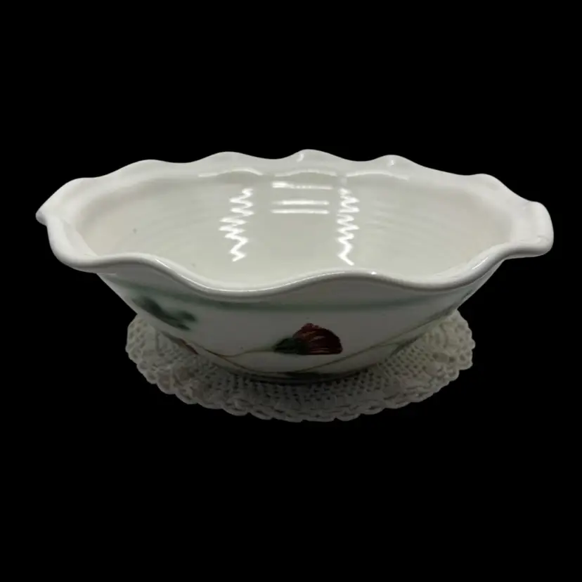 Tom Opus Jones Pottery 11” Vintage Bowl, Fairhope, Alabama, 2002