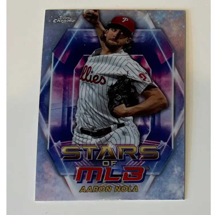 Aaron Nola Stars Of MLB Chrome Philadelphia Phillies