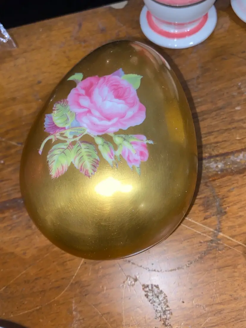 golden egg limoges made in France