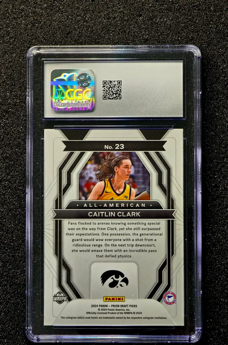 2024 PANINI PRIZM DRAFT PICKS ALL-AMERICAN #23 CAITLIN CLARK CGC 10