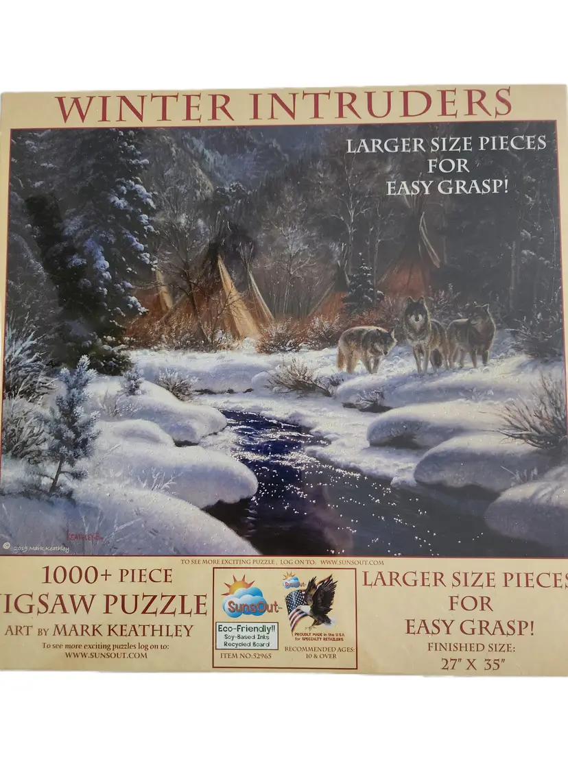 Winter Intruders Jigsaw Puzzle