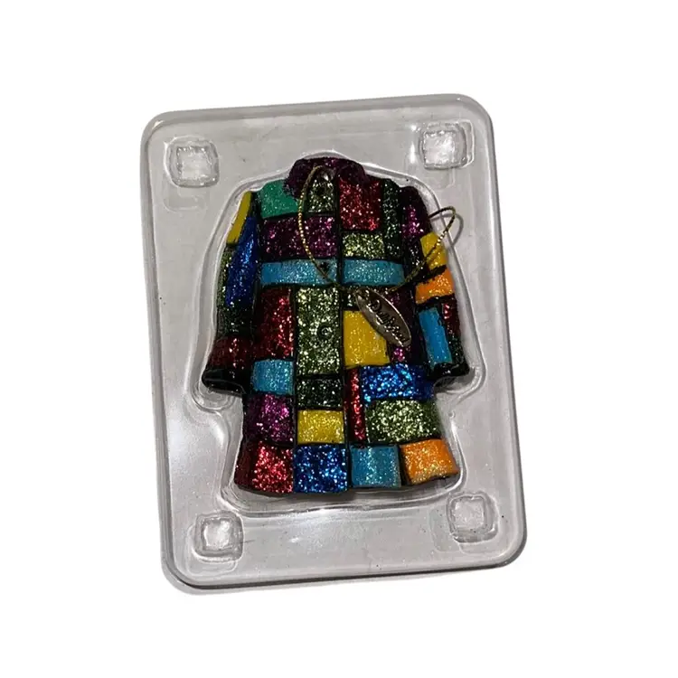 ‼️ Dolly Parton Coat Of Many Colors Dollywood Exclusive Christmas Ornament Sparkly (because I Love Y’all)