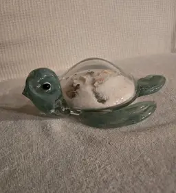 Glass Sea Turtle Figurine-Handcrafted-