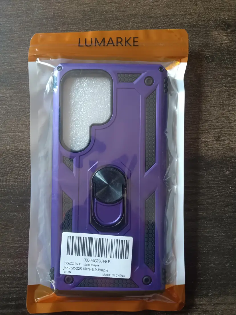 Lumarke Purple Heavy Duty Phone Case for Samsung Galaxy S25 Ultra 6.9
